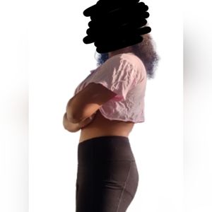 Pink Crop Top